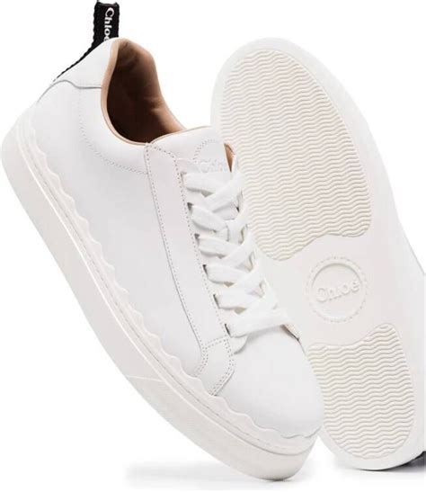 Witte Chloé Lage sneakers voor dames 